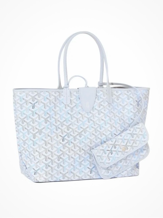 Goyard Handbags - Goyard Saint Louis pm size Tote in polar Blue nwt